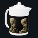 Tetera Vincent van Gogh - Calavera con cigarrillo en llam<br><div class="desc">Cabeza de un Skeleton con un cigarrillo en llamas / Calavera con cigarrillo en llamas / Crane de squelette fumant une cigarrillo - Vincent van Gogh,  1885</div>