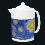 Tetera Vincent Van Gogh - La noche estrellada<br><div class="desc">La noche estrellada / La unidad de aire - Vincent van Gogh,  1889</div>