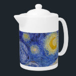 Tetera Vincent Van Gogh - La noche estrellada<br><div class="desc">La noche estrellada / La unidad de aire - Vincent van Gogh,  1889</div>
