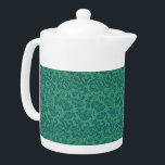 Tetera Vintage William Morris Patrón floral Verde<br><div class="desc">Vintage William Morris Floral Pattern Green Teapot - La decoración de este producto es un diseño de papel de flores creado en 1868 - 71 por el icónico diseñador y fabricante textil de Inglaterra,  William Morris (1834-1896). El diseño presenta un bonito patrón de flores y hojas repetidas.</div>