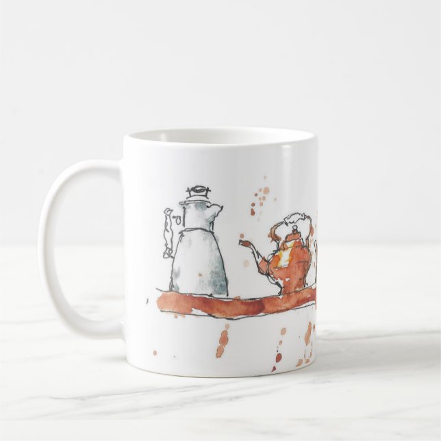 Teteras en una taza (Izquierda)