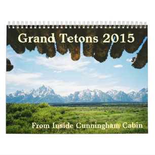 Tetons magnífico del calendario de Yellowstone