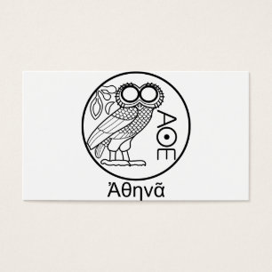 Tetradrachm del búho de Athena (fuente griega)
