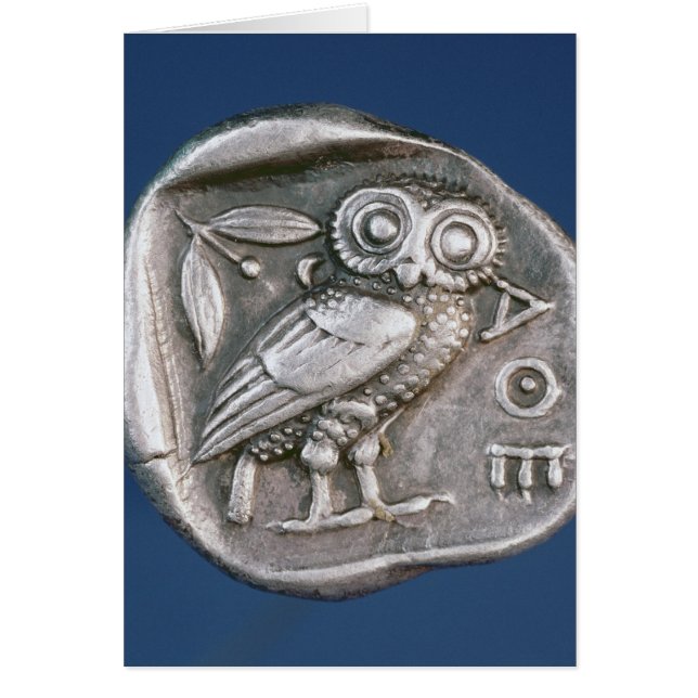 Tetradrachma ateniense (Frente)