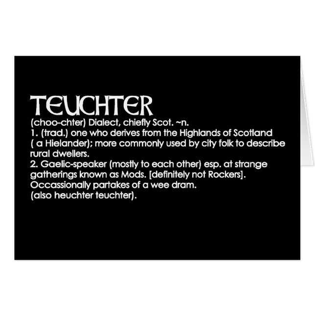 Teuchter (Anverso (Horizontal))