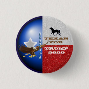 Texan para el botón del triunfo