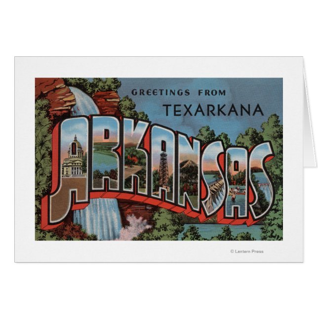 Texarkana, Arkansas (Escena de cascada) (Anverso (Horizontal))