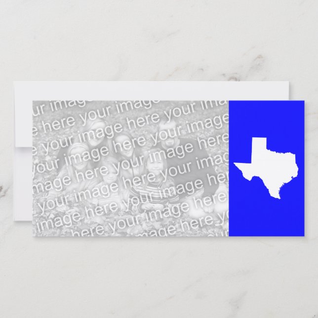 Texas azul y blanco (Anverso)