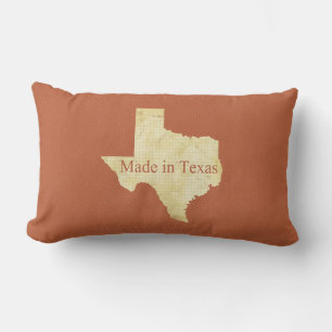 Texas Cream and Rusty Red Lumbar Cojín decorativo