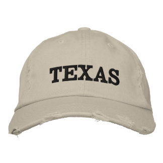 Texas Embroidered Gorra