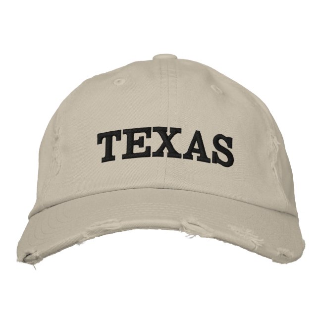 Texas Embroidered Gorra (Anverso)