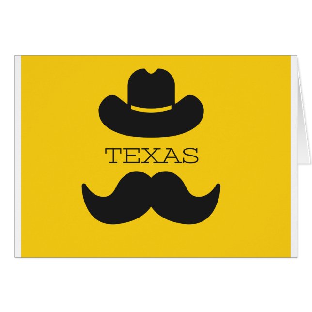 Texas en amarillo (Anverso (Horizontal))
