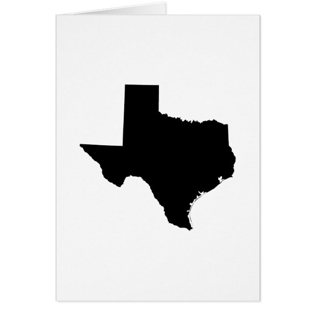 Texas en blanco y negro (Frente)
