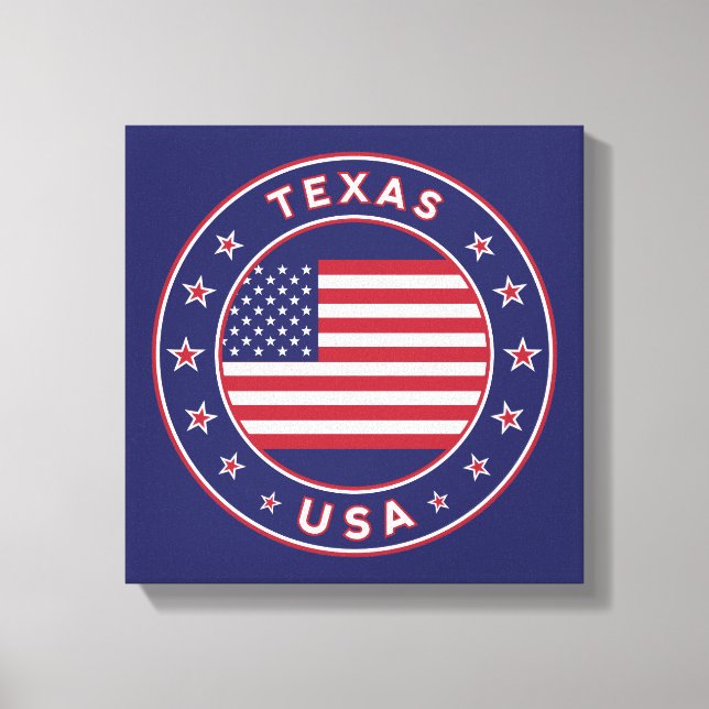 Texas, Estados Unidos, poster, lienzo (Anverso)