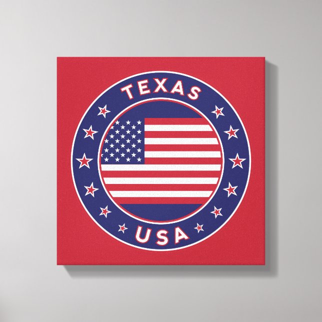 Texas, Estados Unidos, poster, lienzo (Anverso)