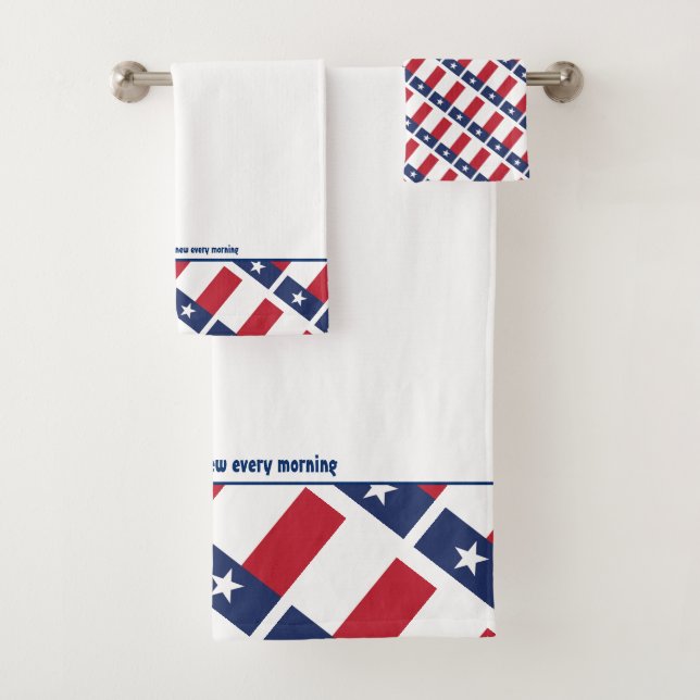 TEXAS FLAG Lone Star Personalized Scripture WHITE (In situ)