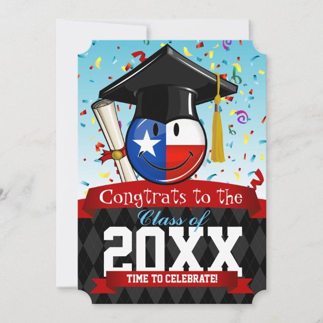 Texas gradúa nuestras invitaciones favoritas para  (Anverso)