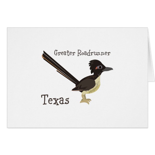 Texas Greater Roadrunner (Anverso (Horizontal))