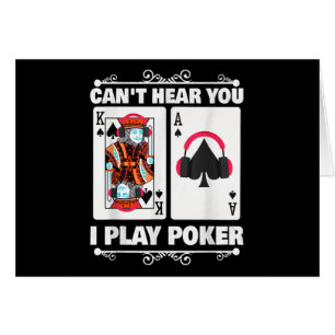 Texas Holdem Poker no puede oírte jugar al póquer