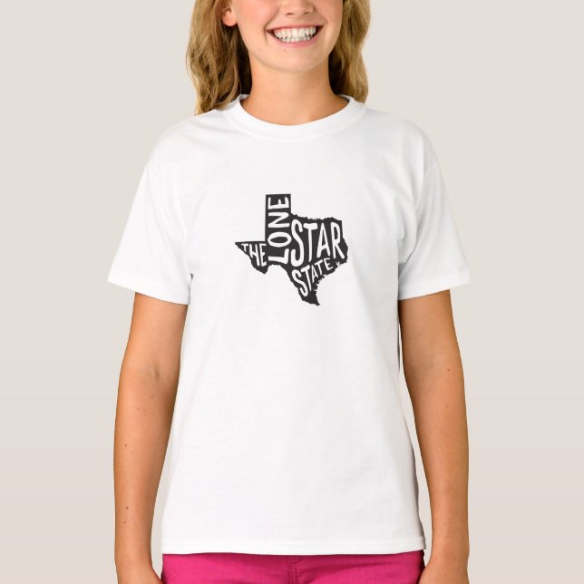 Texas: La camiseta estatal de una estrella solitar (Anverso)