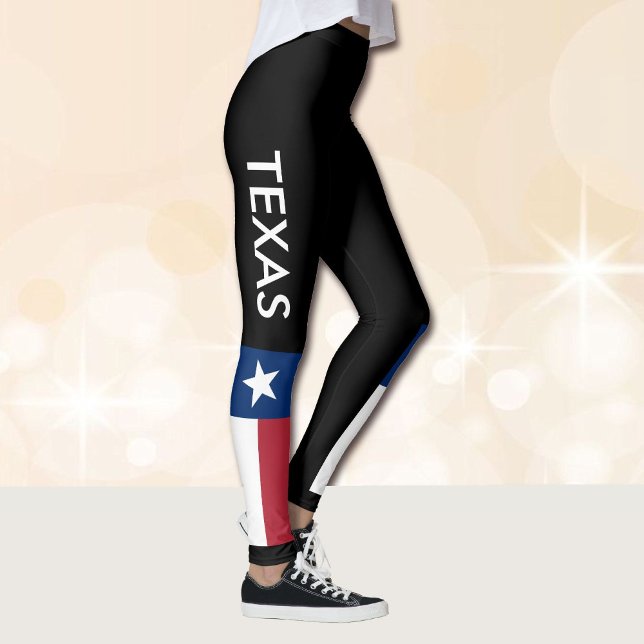 TEXAS La única estrella del estado Leggings Red Wh (Subido por el creador)