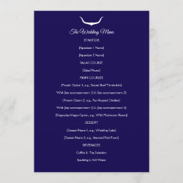 Texas Longhorn Wedding Menu