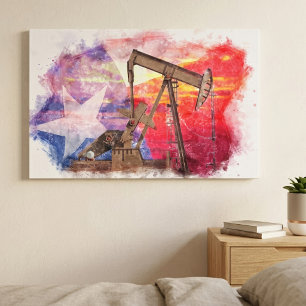Texas Oil Pumpjack: Arte patrimonial del estado de