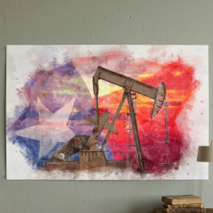 Texas Oil Pumpjack: Arte patrimonial del estado de