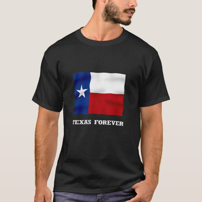 TEXAS PARA SIEMPRE - Camiseta oscura básica (Anverso)