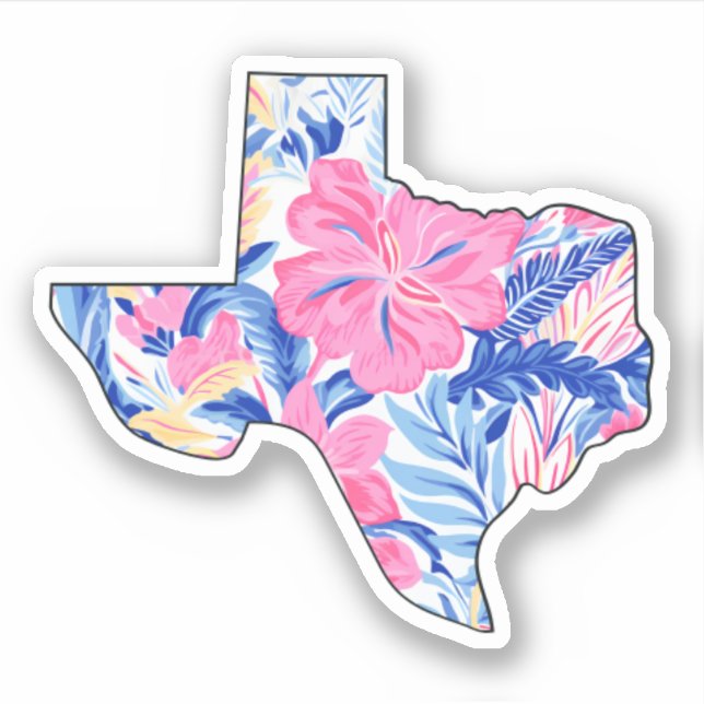 Texas - Pegatina de verano - Lilly Inspired (Anverso)
