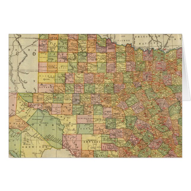 Texas por Rand McNally (Anverso (Horizontal))