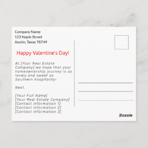 Texas ♥ Tarjeta de marketing para agentes inmobili