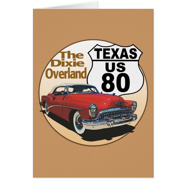Texas US Route 80 - The Dixie Overland (Frente)