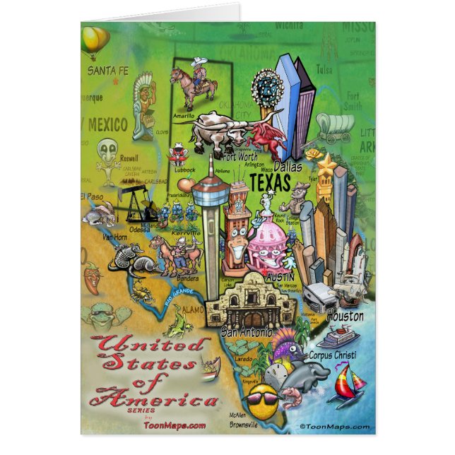 Texas USA Card (Frente)