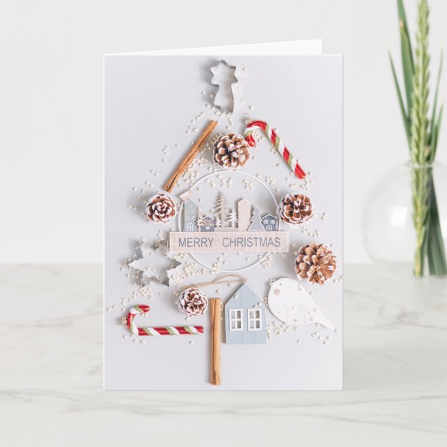 Texto alegre de Navidad (Anverso)