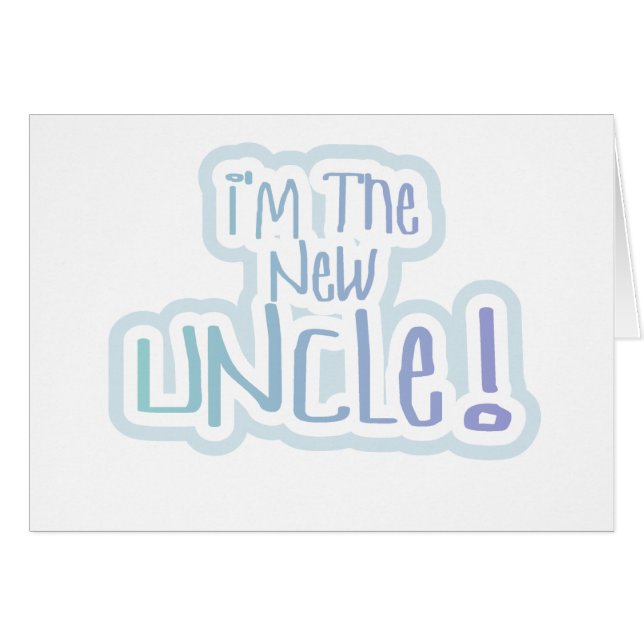 Texto azul soy el nuevo tío (Anverso (Horizontal))