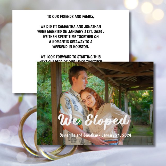 Texto blanco moderno que elegimos Invitación de fo (Subido por el creador)