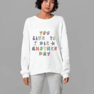 texto de color divertido de camiseta