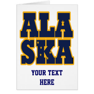 Texto de la bandera del estado de Alaska