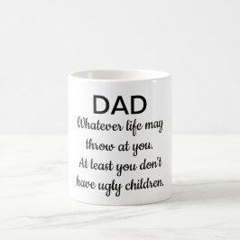 Texto de la diversión. Taza del papá
