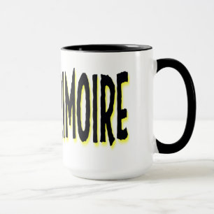 Texto de la taza w/Wrap del Dos-Tono de Grimoire