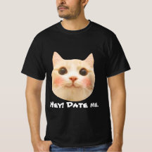 Texto de nombre personalizado camiseta de gato ino