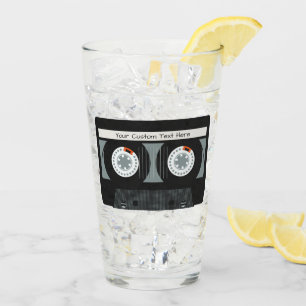 Texto del personalizado de cintas de casette retro