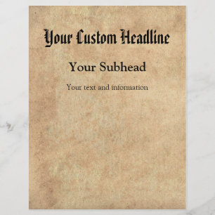 Texto del Personalizado de fondo del papel antiguo