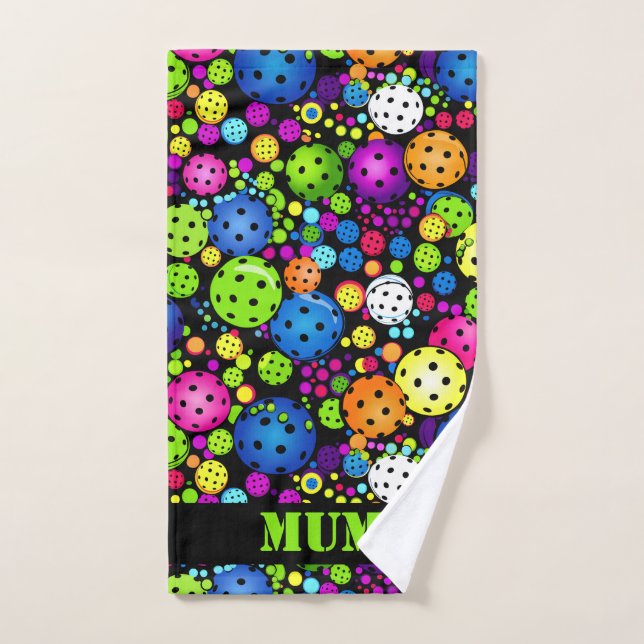 Texto del personalizado de manifestación eléctrica (Toalla de mano)