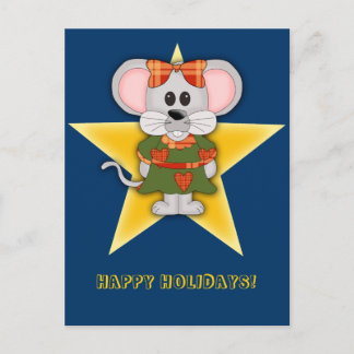 Texto del personalizado del ratón del navidad del