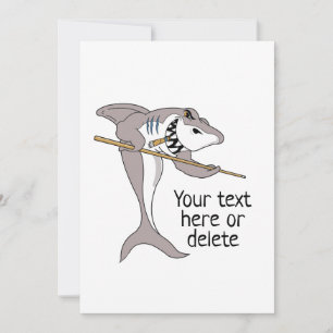 Texto del Personalizado del tiburón de la piscina