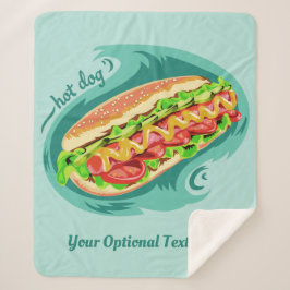 Texto del personalizado Mantas de Ilustracion de p