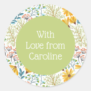 Texto del personalizado pegatinas del Ilustracion 