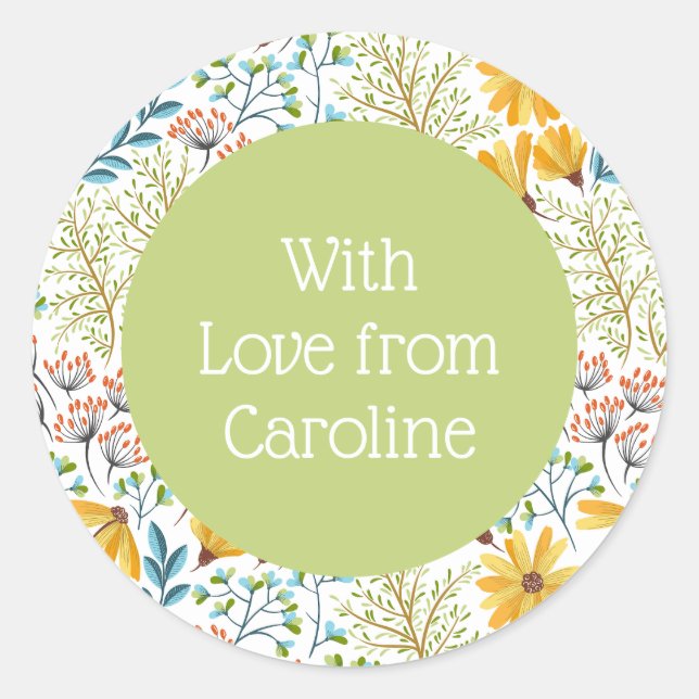 Texto del personalizado pegatinas del Ilustracion  (Anverso)